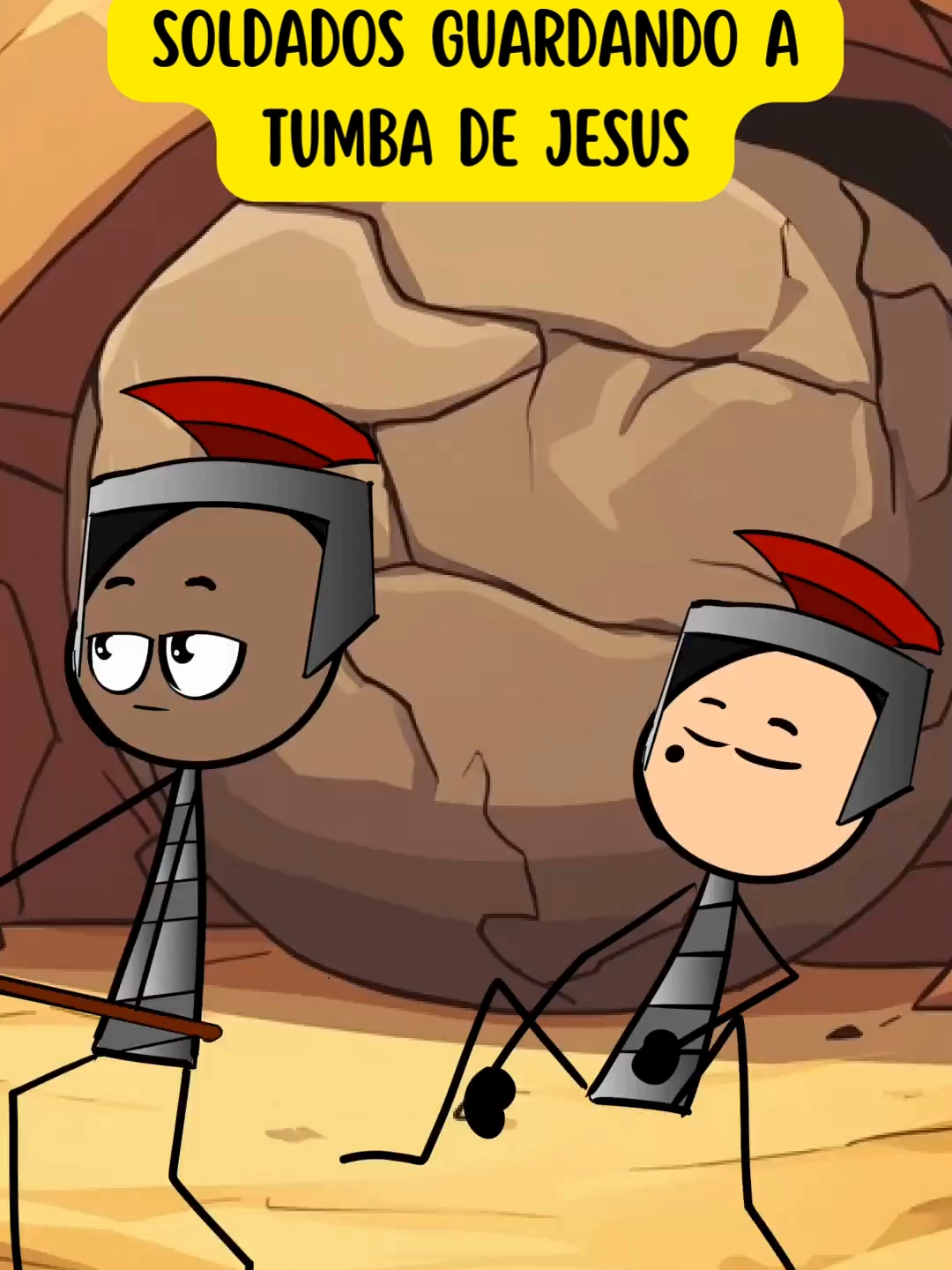 Soldados guardando a tumba de JESUS #humorgospel #humorcristao #humortiktok