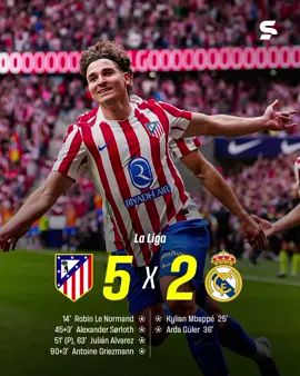 Victoire de Atletico de Madrid contre real Madrid 5_2 #videoviral #españa #fyp 
