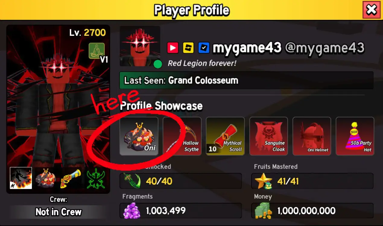 New oni fruit? 🚨 New Fruit Confirmed! On the profile of one of the key developers of mygame43, a long-forgotten fruit has been spotted — Oni 👹. It was rarely mentioned before, but its existence is now officially confirmed. 🔮 Currently, three new fruits are known: • Celestial • Oni • Great One (Cthulhu) Only one unknown fruit remains to bring the total to 45, as hinted in the trailer. 📢 ONI FRUIT — CONCEPT! 💡 One of the designers associated with Blox Fruits shared the concept of the new Oni Fruit (also called Hollow Fruit). The fruit looks epic and grants abilities of a demonic warrior. Abilities (concept): • Demon Slash — a ground-splitting strike • Devil Souls / Meteor Shower — attacks using souls or a meteor rain • Evil Chi Blast — dark energy explosion • Demon Breath — massive energy beam • Beast Fly — flight of a demonic creature with explosive landing • Transformation — full demon form with a blazing mane 🔥 Interestingly, this concept closely resembles the Oni Fruit model displayed on the profile of the main developer of mygame43. This could mean the fruit is already in preparation for release and the concept isn’t just fan art. 👀 Do you think Oni will be part of the Halloween Update, or are the developers hiding something even bigger? #bloxfruits #roblox #блоксфрукт #oni #update  