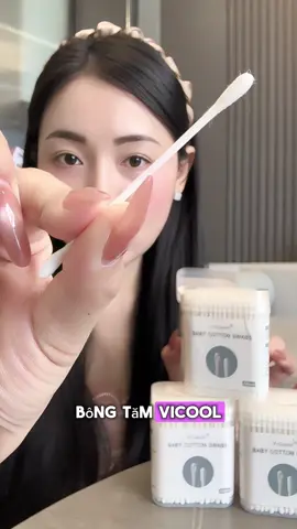 Bông tâm 2 đầu dành cho cả em bé và người lớn đều được #hoangmymy #bongtam #bongtamngoaytai 