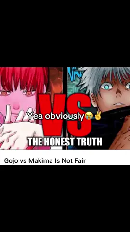 Ts not close, Makima wipes#goviral #fyp #vsbattle #makimachainsawman #gojojujutsukaisen 