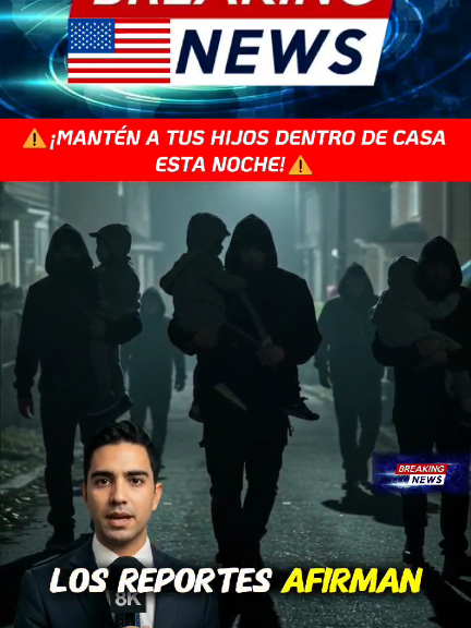 ¡Mantén a tus hijos dentro de casa! #breakingnews #latinosenusa #inmigrantes #unitedstates #news 