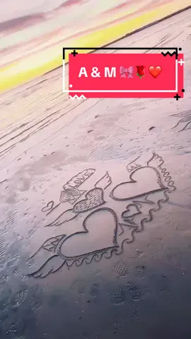 يا ويل قلبي على الجمال ( A & M ) 🎀❤️🦋#رسم #بحر #fyr #اكسبلور #حالات_واتس 