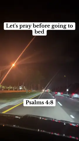Prayer before going to bed #prayersneeded #nightprayer #prayer #Psalms 4:8