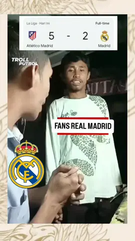 YAKKK BETUL BESOK TAMBAH PARAH 😋 #RealMadrid #ATM #Madrid #LaLiga #Troll #TrollPutbol