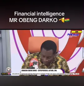 Financial intelligence @Obeng Darko 🫡🙏💪🏾