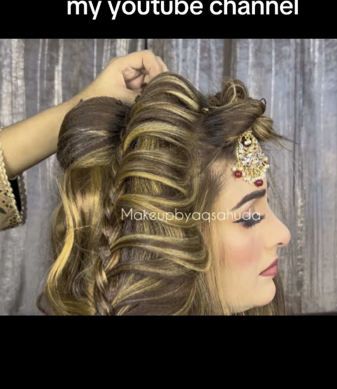 Kashees bridal hairstyle #hairstyle #hairdo #hairstylist #makeupbyaqsahuda #bridalhairstyle #hairstyletutorial #unfreezemyaccount #viewsproblem😭 #growmyaccount #tiktokviralvideo #viraltiktoks #foruyou #foryouu #foryoupagee #fyppp #fyp #trendingvideos #trendings @TikTok @TikTok UK 