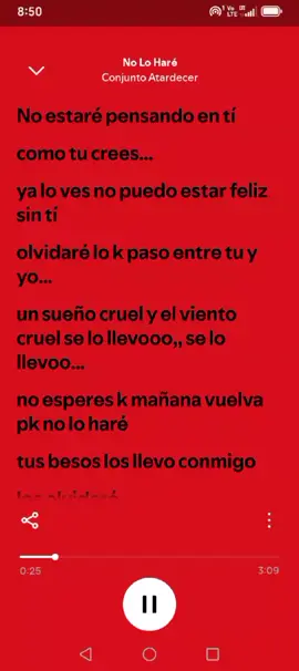 No Lo Haré - Conjunto Atardecer #nolohare #musica #videoconletra #spotify 