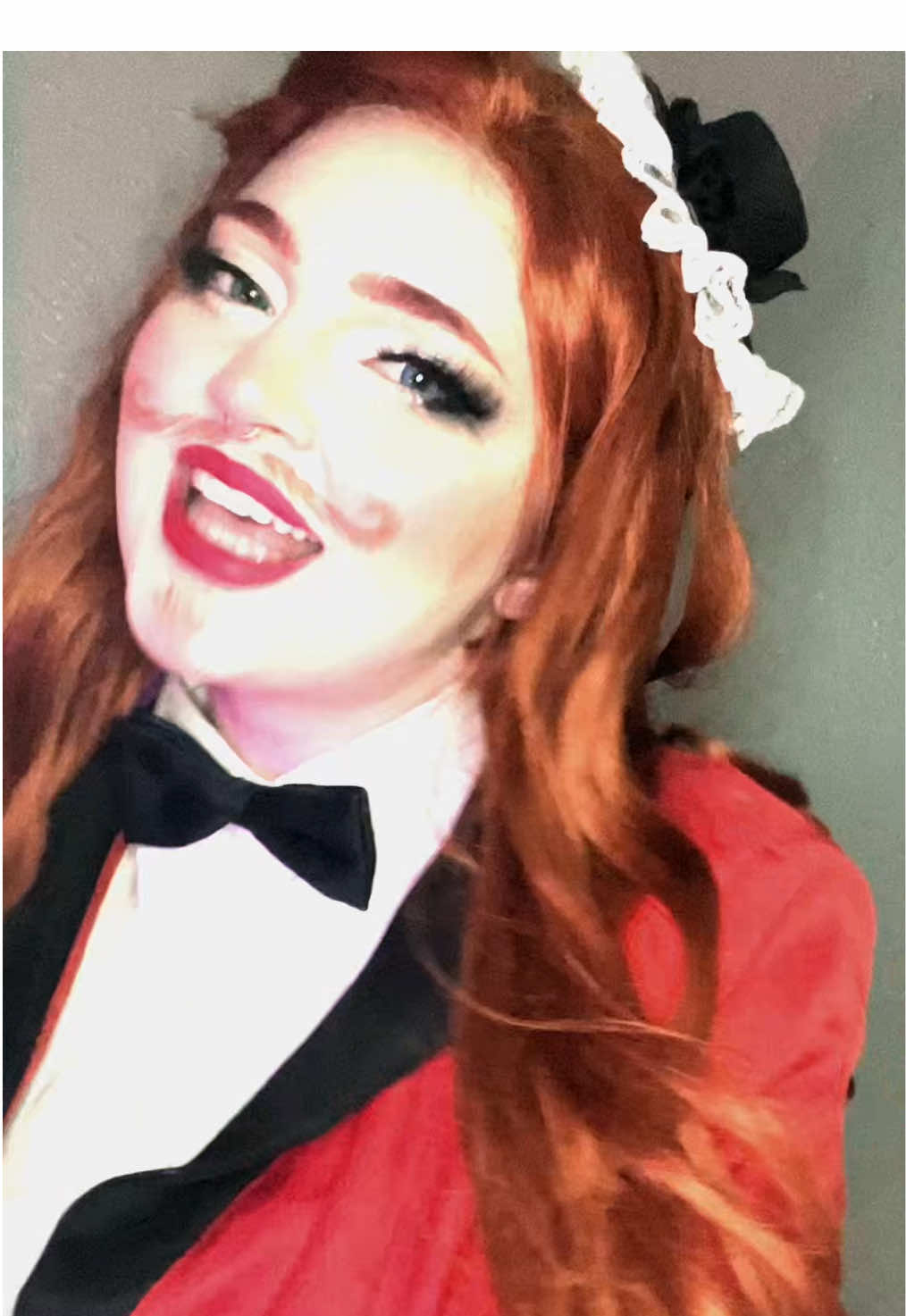 Did I draw a mustache for literally 3 videos because I thought it was silly??? Yes. #theamazingdigitalcircus #theamazingdigitalcircuscaine #caine #cosplay #cainecosplay 