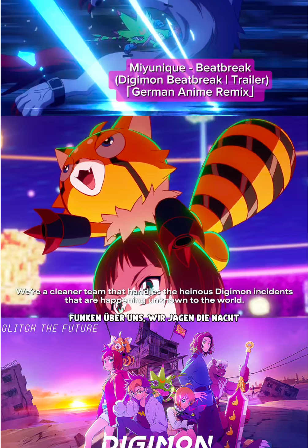 My song based on the Digimon Beatbreak Trailer | Maybe German Opening 1 :'3 👾✨ #digimon #anime