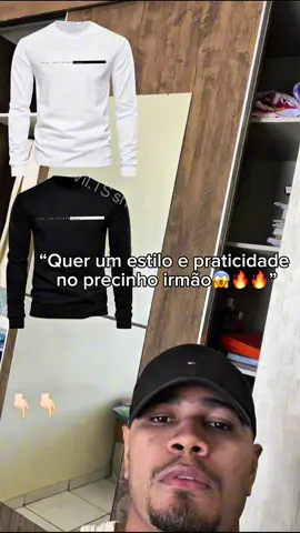 #tiktokshop #camisamangalonga #roupadefrio #camisamasculina 