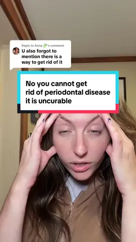 Replying to @Anna 🧩 no you cannot get rid of it. You can only maintain it. #periodontaldisease #gingivitis #periodontitis #oralhealth #cocofloss @MEETCOCOLAB 