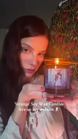 ‘Strange’ Candles are live now on my website to celebrate the release of my newest beat poetry single with @Saint Avangeline 🍉 ✨ (herbs not included)  This candle is absolutely perfect for curating a strange ambience for your home, or even being used for #witchcraft in tandem with the poem as an incantation. 🤍👁️ shop now, link in my bio!🤍 #fypシ #beatpoetry #foryoupage 