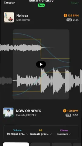 Acabei de produzir a melhor transição do spotify da história 