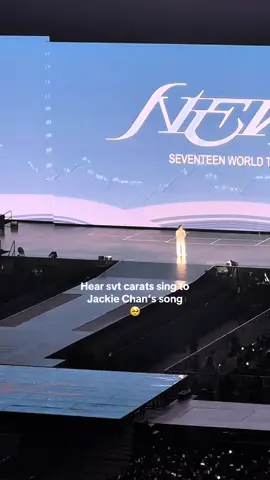 Never in my life would I have expected hearing Jackie Chan sing at a Svt concert ~ Seventeen New_ concert Hong Kong
