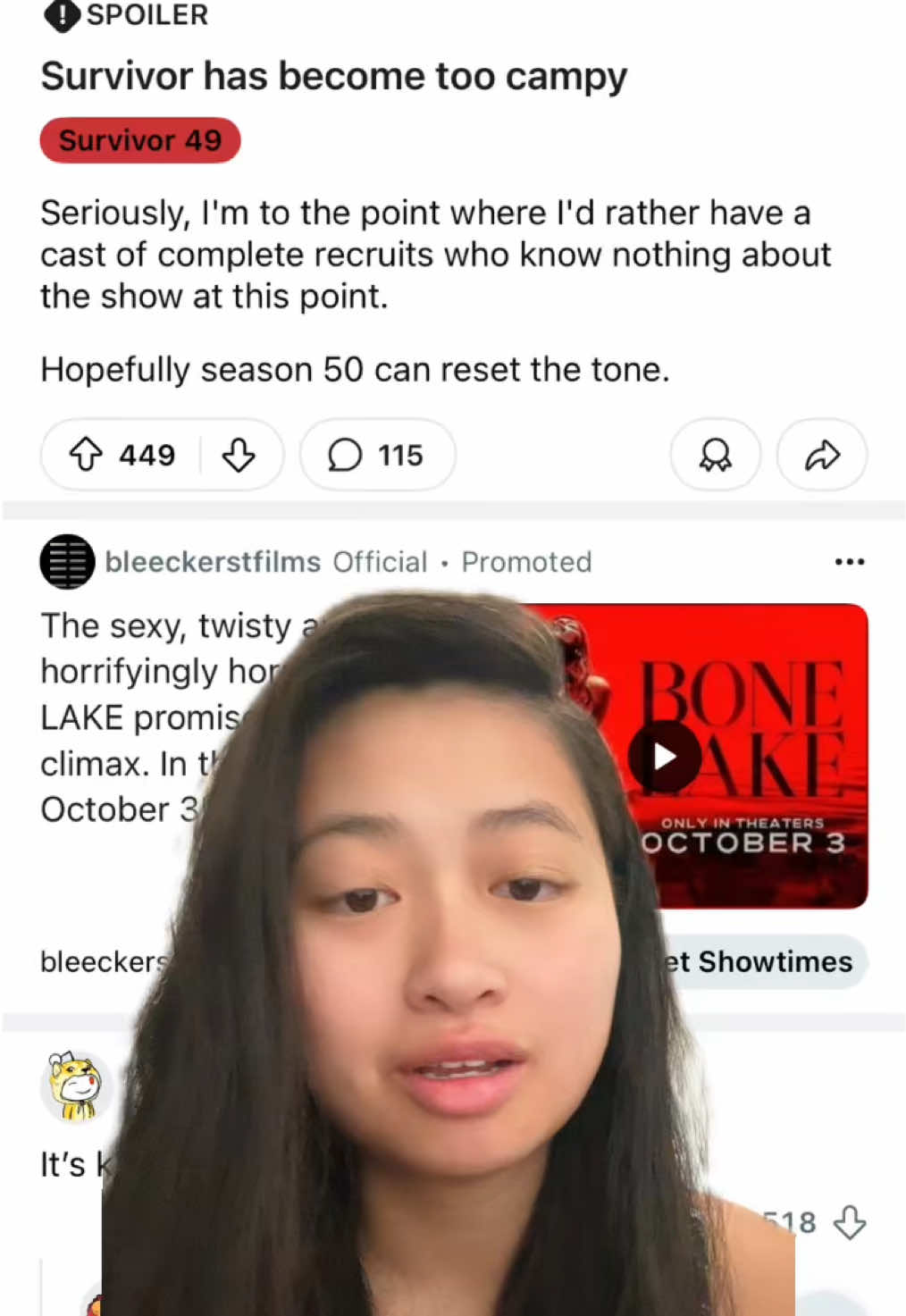 a lot of fans are not happy with this new survivor era that feels too cheesy and campy. someone said the contestants give “disney adult” energy, and that they seem more excited to be *on* the show rather than fighting for the life changing 1 million dollars #survivor #survivor49 #competition #show #game 
