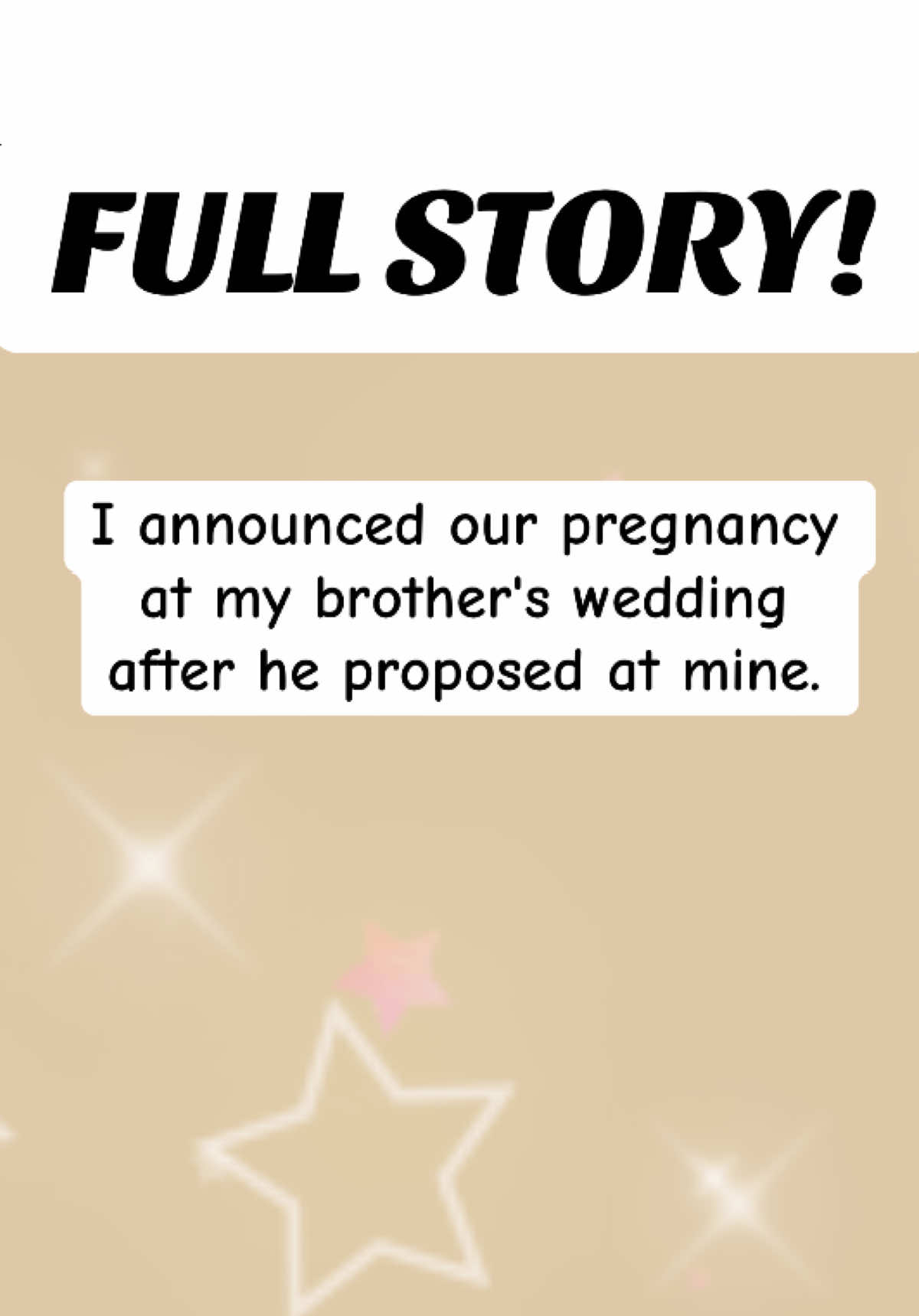 I announced our pregnancy at my brother's wedding after he proposed at mine. #reddit #redditdrama #storytime #satisfyingvideos #foryou 