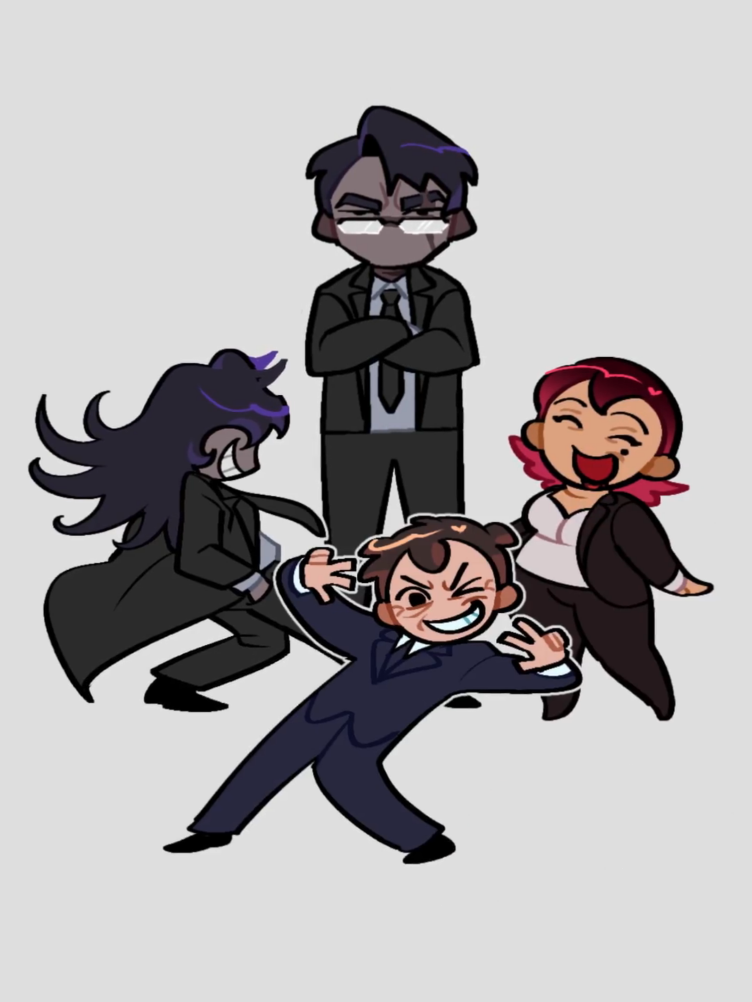 [Toon x Mobster] Dancin'  #fyp #fypシ #fypage #toonxmobster #gavrielhuffman #gracehuffman #jackdesmond #hazeladams #oc #ocs #originalcharacter #originalcharacters