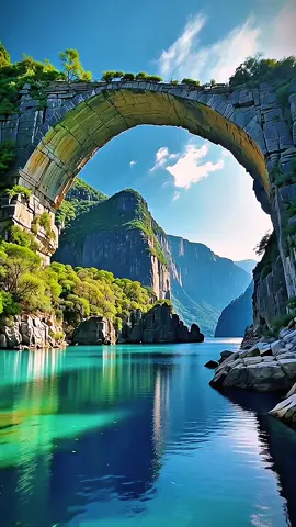 Live Wallpaper | Rocky Mountains Majesty Lakes 🌊🌳🎋⛰️💙 🌟 Imagine stepping into a hidden realm where a natural stone arch rises above emerald water — a true masterpiece of untouched beauty.  In breathtaking 4K HD, the scene becomes a living background, a tranquil backdrop of majestic lakes and rocky mountains where nature’s artistry unfolds. Every frame feels like a whispered story, a moment suspended in time, painted in pure aesthetic harmony 🌺 #wallpapers #livewallpapers #relaxingvideos #rocks #mountainview 
