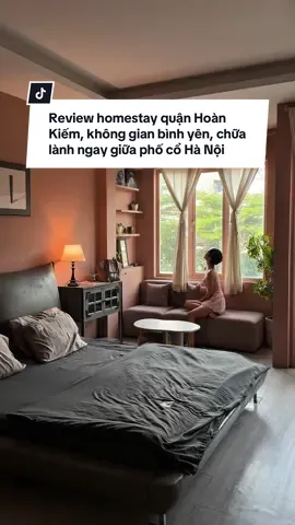 Ghé thăm căn homestay bình yên, chữa lành bên cạnh phố cổ Hà Nội ☺️ #homestayhanoi #reviewhomestayhanoi #fyp #2homevietnam #2home 