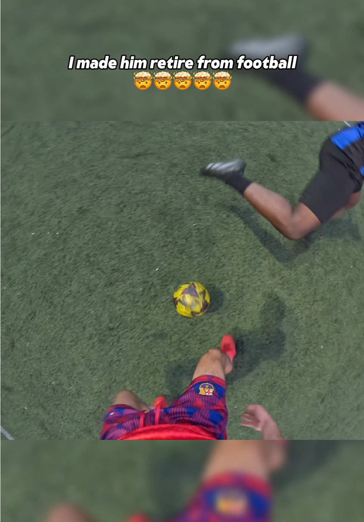 Ive acc not seen him since 😂😂 #fyp #footballtiktok #soccertiktok #footballskills #nutmeg 