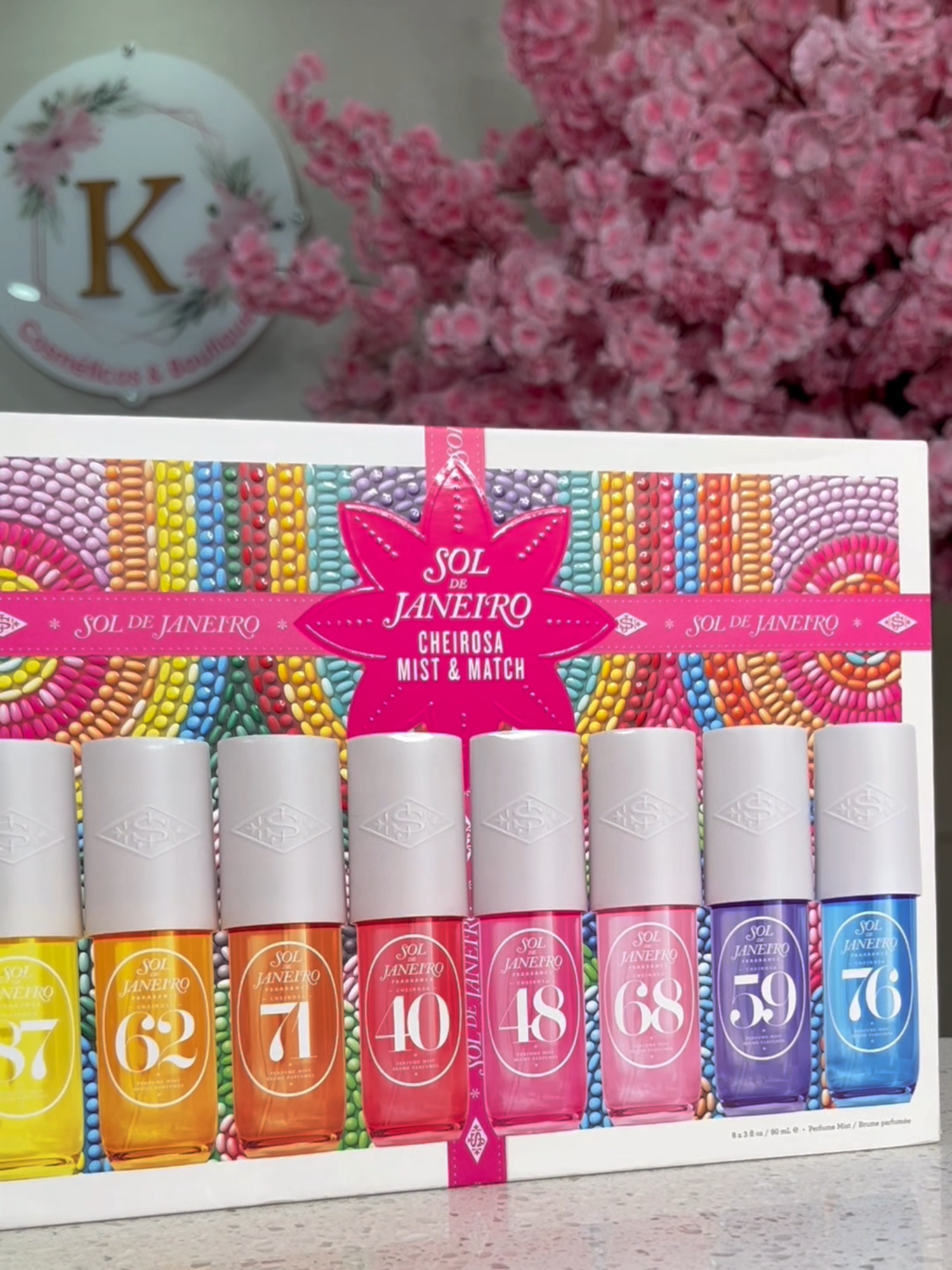 Nuevo set de Sol de Janeiro con 8 lociones en su tamaño grande cada una 🎀 #soldejaneiro #perfume