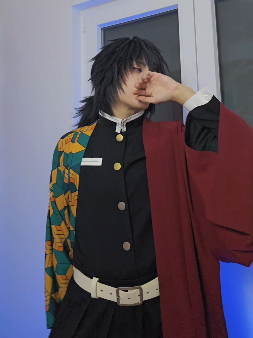 Finally Giyuu ❤️ Costume from @HOLOUNCOSPLAY  #demonslayer #demonslayercosplay #tomiokagiyuu 