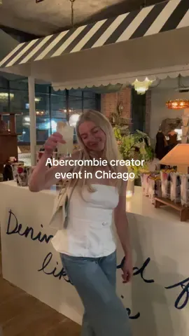 Let’s do to a creator event in Chicago with @abercrombie 🫶🏻  #abercrombie #chicagoinfluencer #microinfluencer #abercrombiestyle 