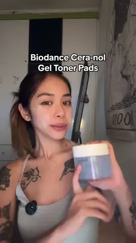 Let's put on some Biodance Cera-nol Gel Toner Pads for hydration boost!  #fyp #fypsg #beautytips #beautyhacks #biodance 