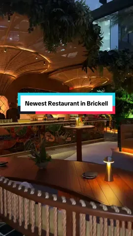 Newest Restaurant in Brickell 👀 Address: 800 Brickell Ave. Miami Florida  Restaurant: Amazonico #brickell #miami #miamirestaurants 