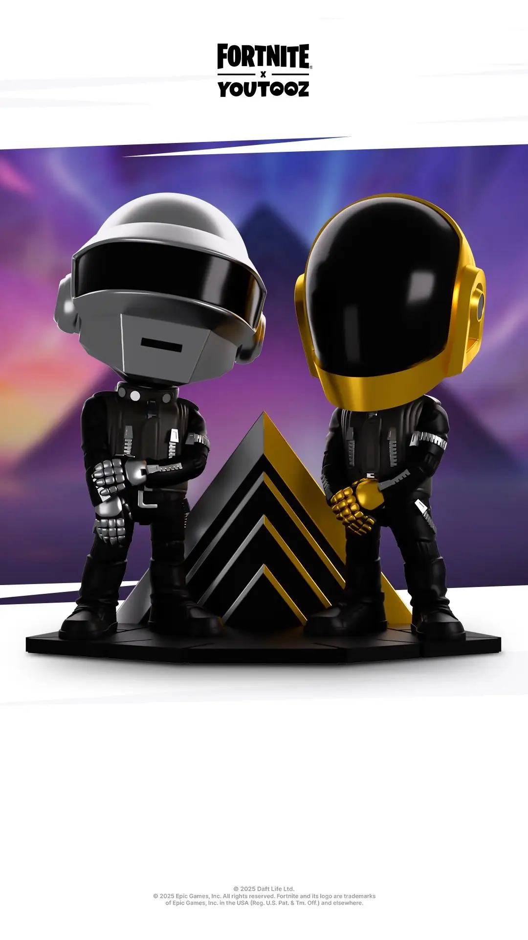 DAFT PUNK x YOUTOOZ x FORTNITE AVAILABLE NOW 🎶 #youtooz #daftpunk #fortnite #collectibles 
