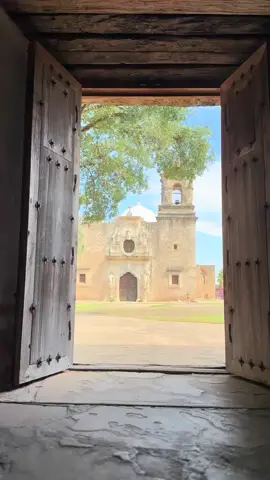 Mission San Jose en San Antonio está hermosa !! ⛪️🔔 #mission #missionsanjose #sanantonio #texas #visitatexas 