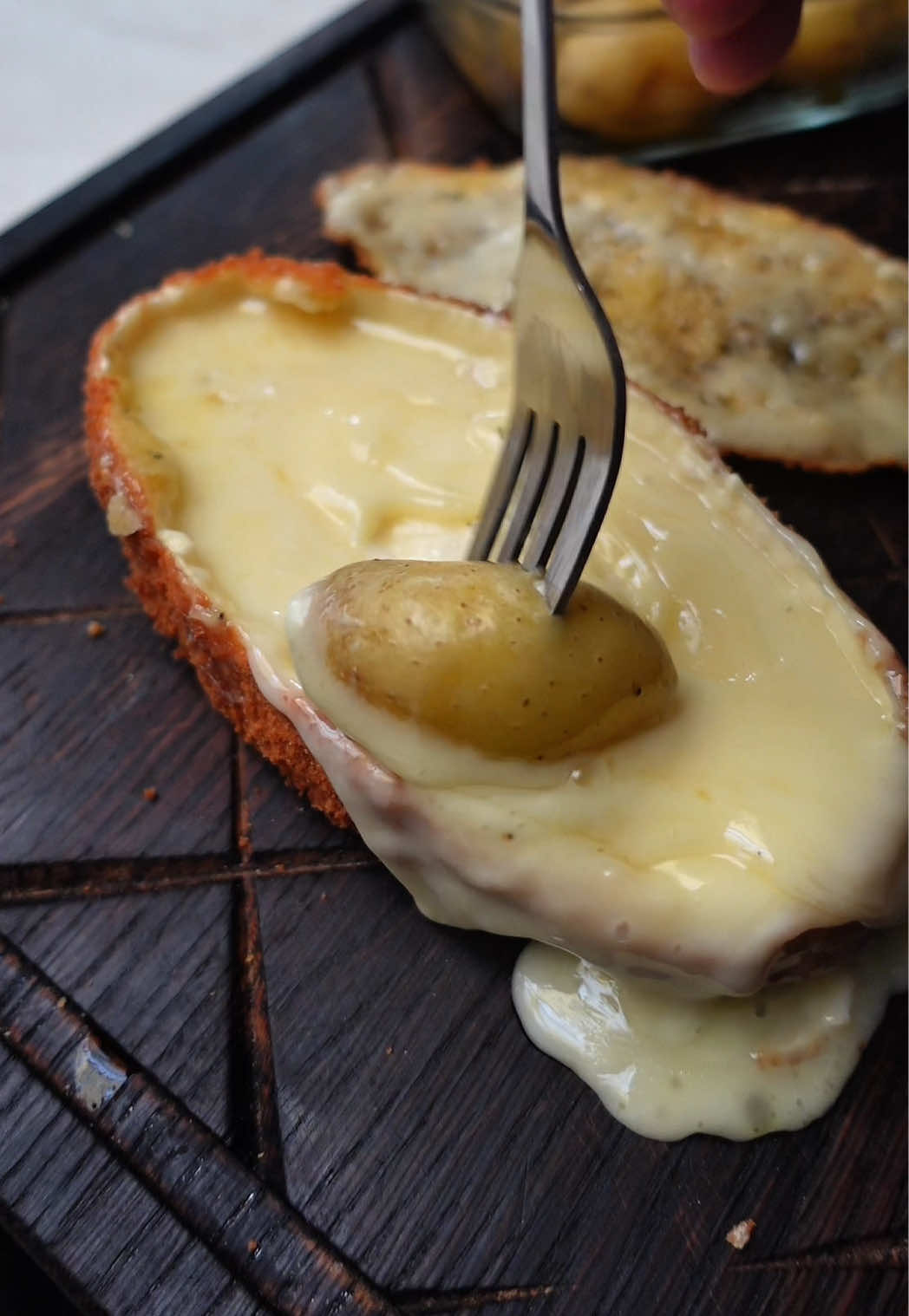 Le Caprice des dieux pané ! 🤤🧀 #recette #recettefacile #recetterapide #recettevirale 