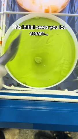 What initial should we do next? Tag then below! #m #initials #fyp #icecream #blowthisup 