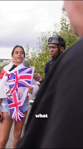 Undercover at ethnocentric protest London #fyp #london #protest 