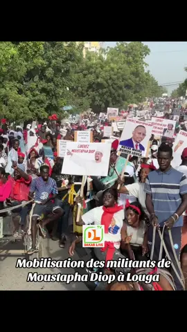 Mobilisation des militants de Moustapha Diop à Louga