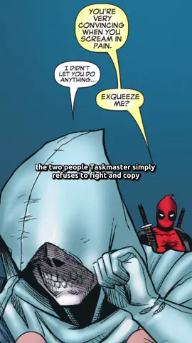 Why Taskmaster Won't Copy Deadpool and Moon Knight #deadpool #moonknight #taskmaster #spiderman #marvelcomics 