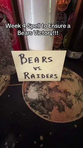 Week for finds us playing the Vegas Raider so let’s do this again since it worked last week! @Chicago Bears @NFL #BearDown #NFLWitch #BearsCoven #witchtok #football 