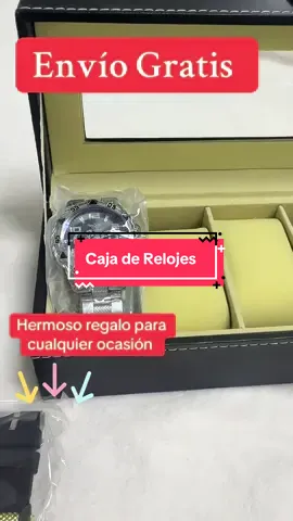 Si estás buscando un regalo para alguien especial o para varias personas especiales. Oh simplemente te gustan los relojes.  Está caja de relojes es para ti!  Contiene 6 relojes y una hermosa caja, que hace que parezca  un regalo de lujo.  Ahora mismo tiene una súper oferta y Envío Gratis  #regaloperfecto #relojeshombre #relojesdelujo #ideasderegalos #estilo 