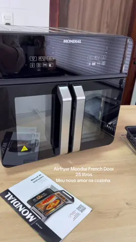 Meu novo amor na cozinha ❤️ Airfryer Mondial French Door 25 litros! #airfryer #cozinha #casa #cozinhapratica #receita 