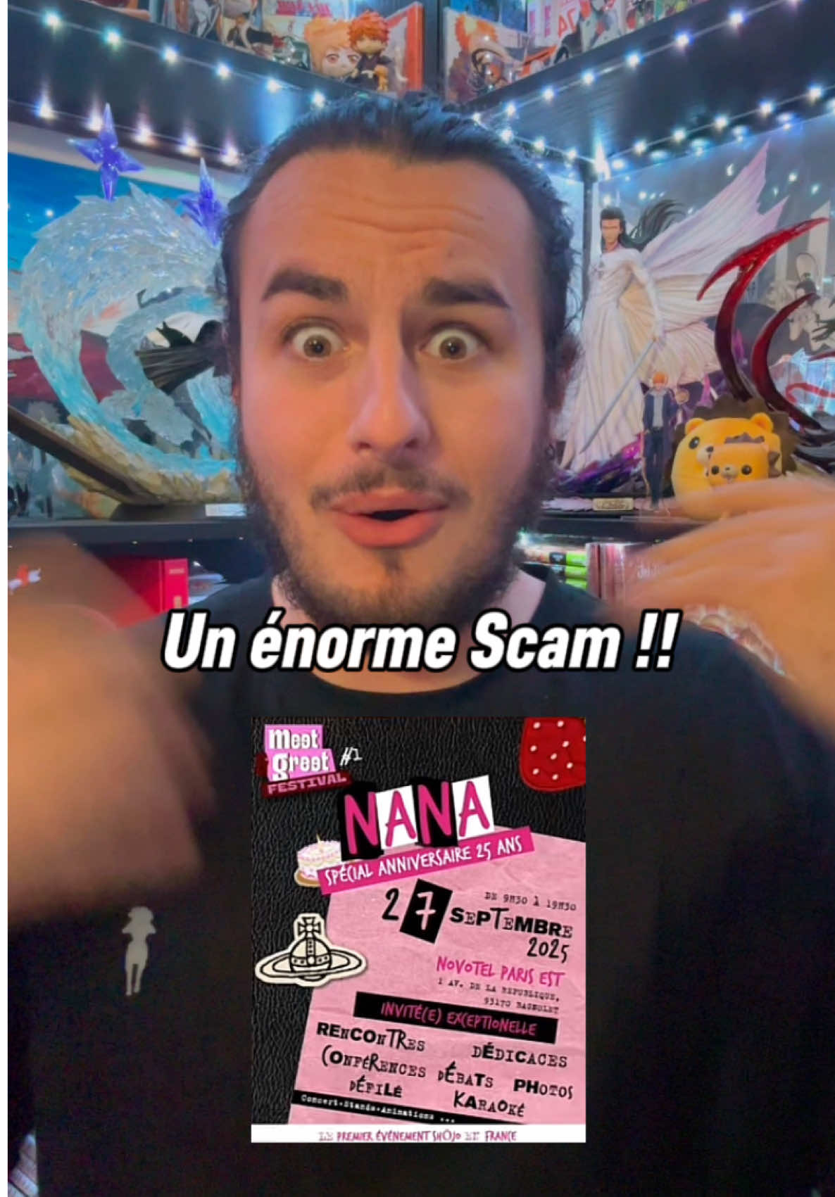 Le Meet & Greet Festival dédié à Nana était une big arnaque 💀 Merci à toutes les personnes présentes la bas pour les informations et vidéos 🥺 #manga #scam #nana #arnaque #anime     