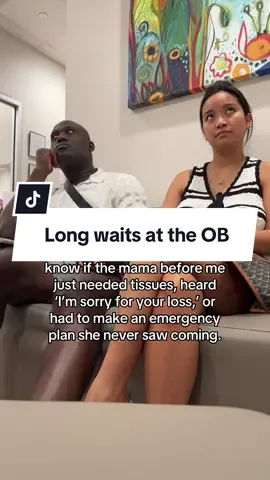 I used to hate long wait times until I reframed my thinking to this. If you’ve ever had to be the mama with an unforeseen long appointment, I’m sending you all the love and hugs. ❤️‍🩹 #obgyn #pregnancy 