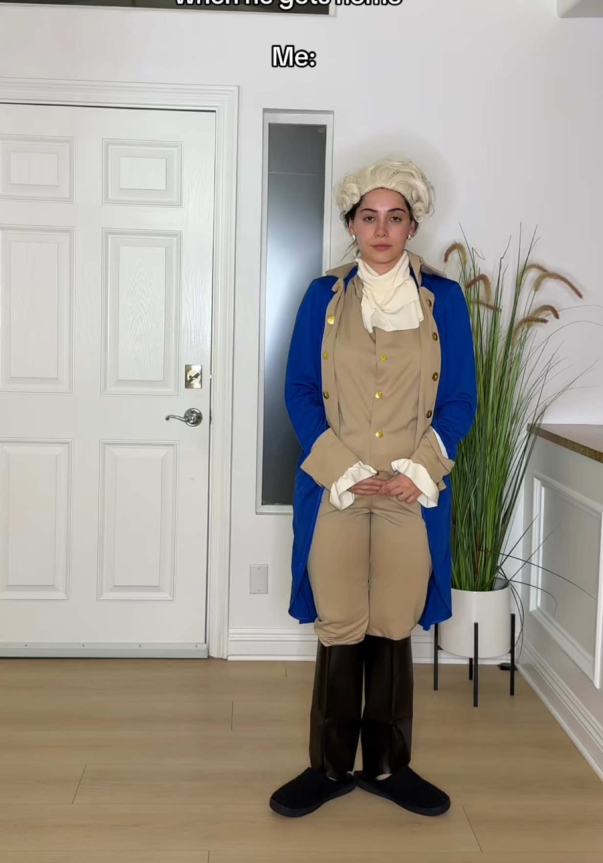 I think he liked it #reaction #husbandwife 