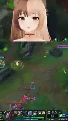 Auxilio 🤡 #twitch #vtuber #lol #leagueoflegends #oriana 