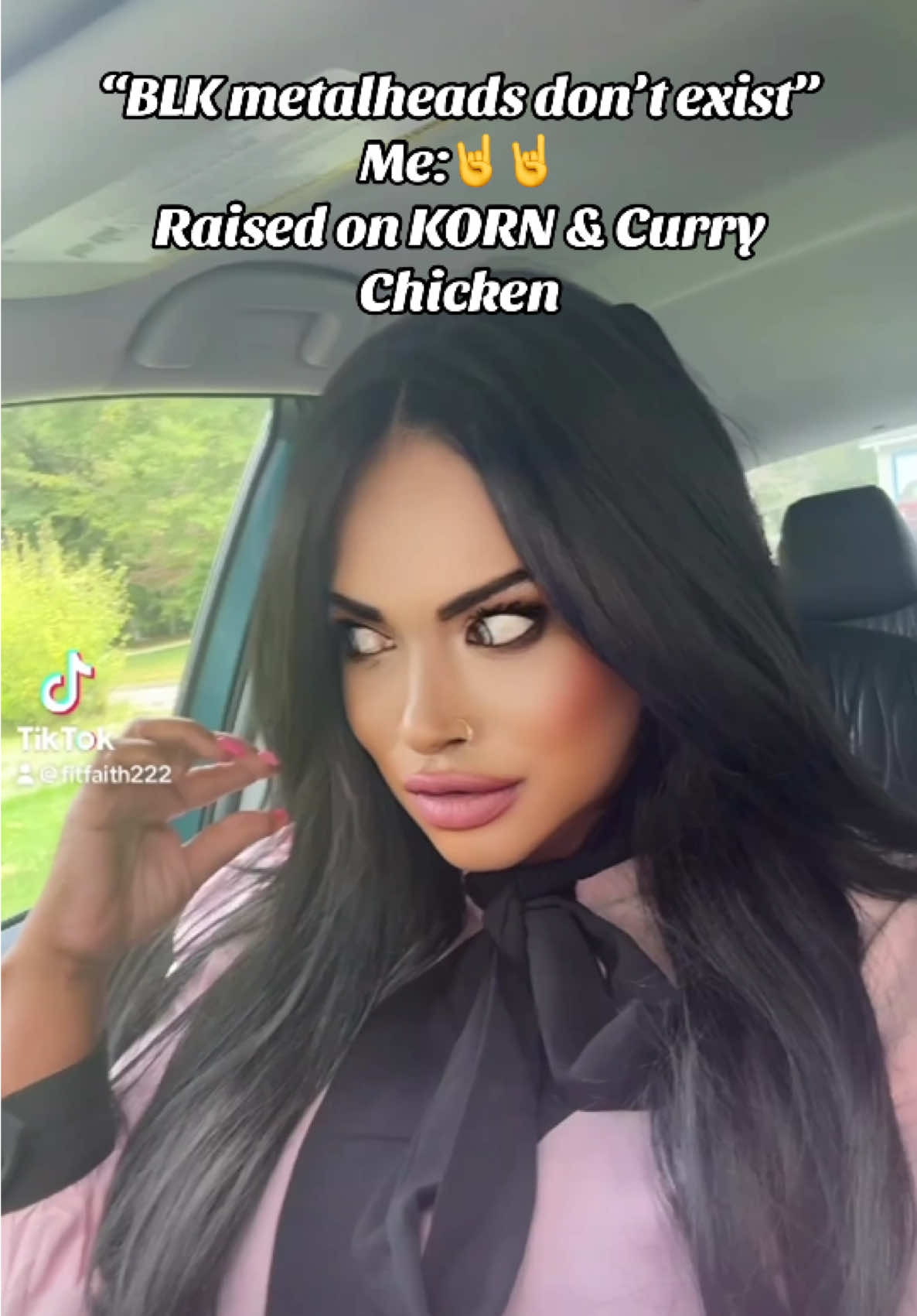 I am mixed w everything, posting bc everyone is asking. My love for metal is forever in my blood #metalhead #fyp #foryou #alt #korn 