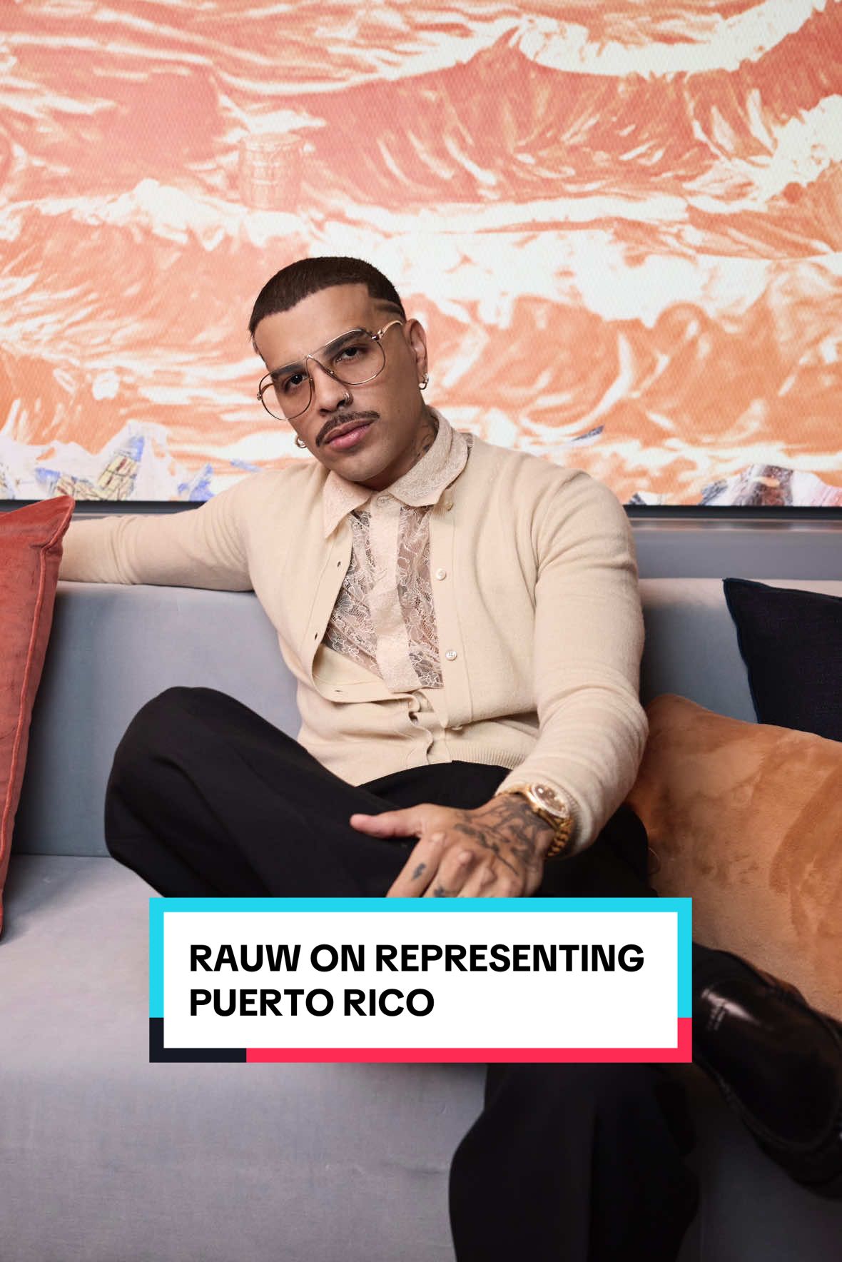 @rauwalejandro on representing his culture through music… Cosa Nuestra: Capítulo 0 out now   #rauwalejandro #rauwalejandroworldtour #cosanuestra #newmusicdaily #zaneloweinterview 