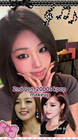dis was fun to make #makeuptutorial #2ndgen #2000s #kpop #메이크업 