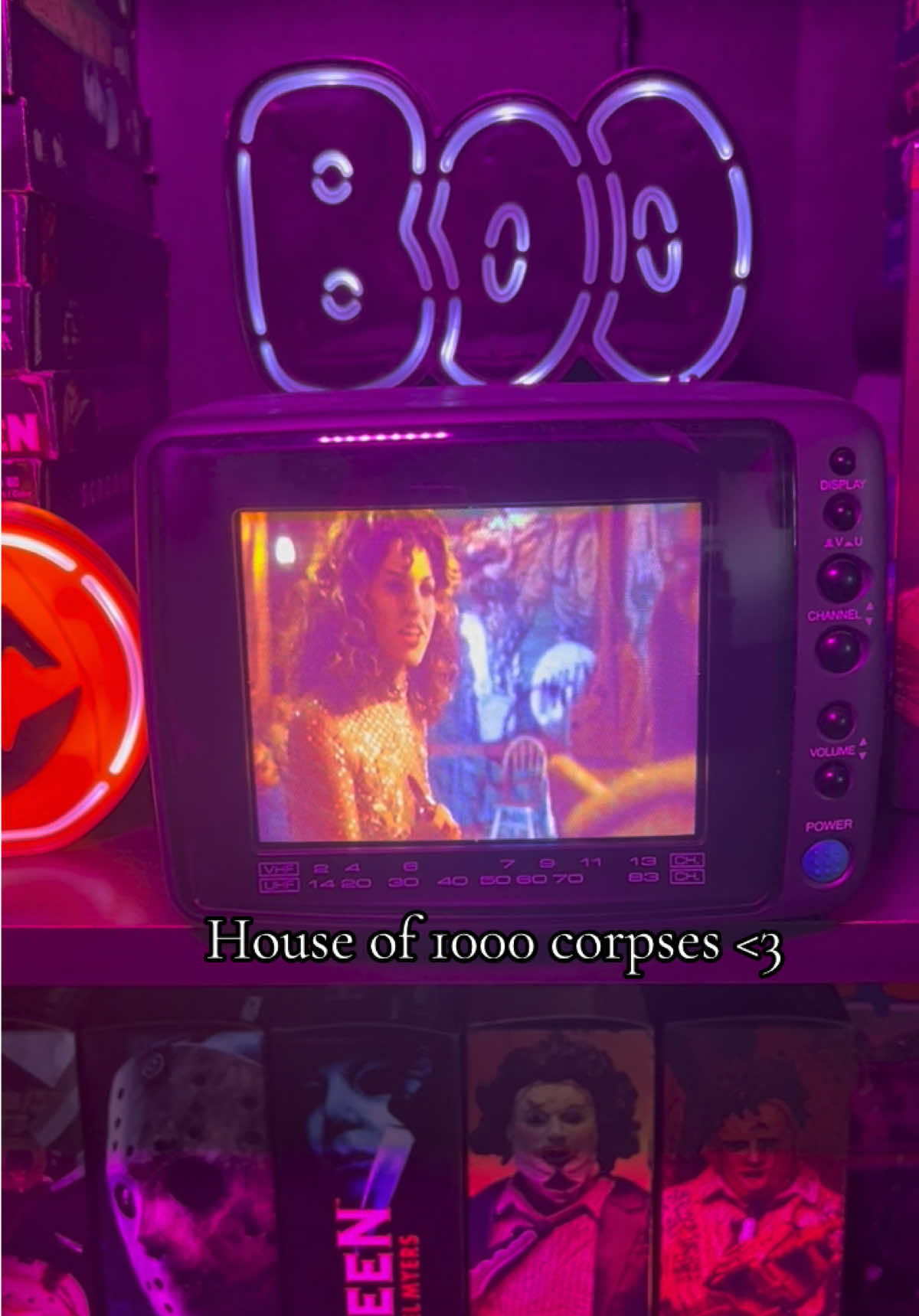 Sheri is so iconic 🖤 #houseof1000corpses #sherimoonzombie #robzombie #horror #physicalmedia 