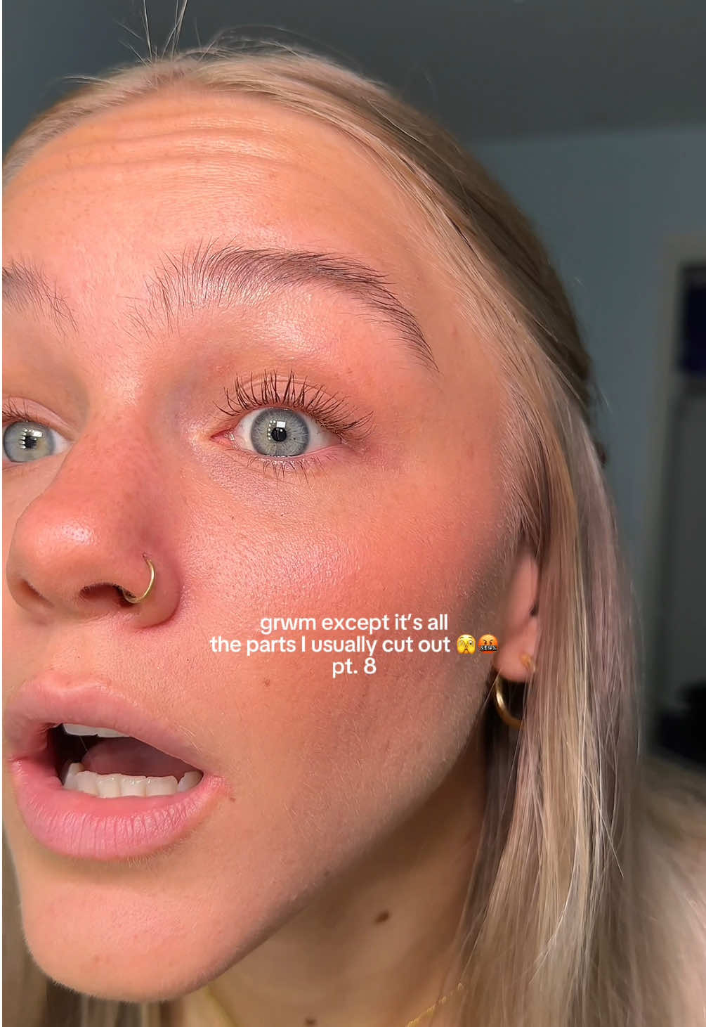 part 8 | bringing back one of my favorite series to edit lol, grwm except it’s all the parts I usually cut out 😅😅 #chaoticgrwm #bloopers #grwm #unaesthetic #grwmtalking 