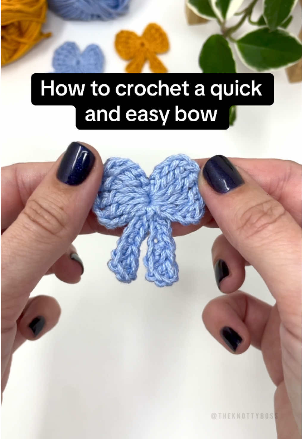 Full length video is available on my YouTube channel. Yarn: sport weight (size 2) Hook: 2.25mm #theknottyboss #crochetpattern #crochettutorial #yarntok #crochetersoftiktok 